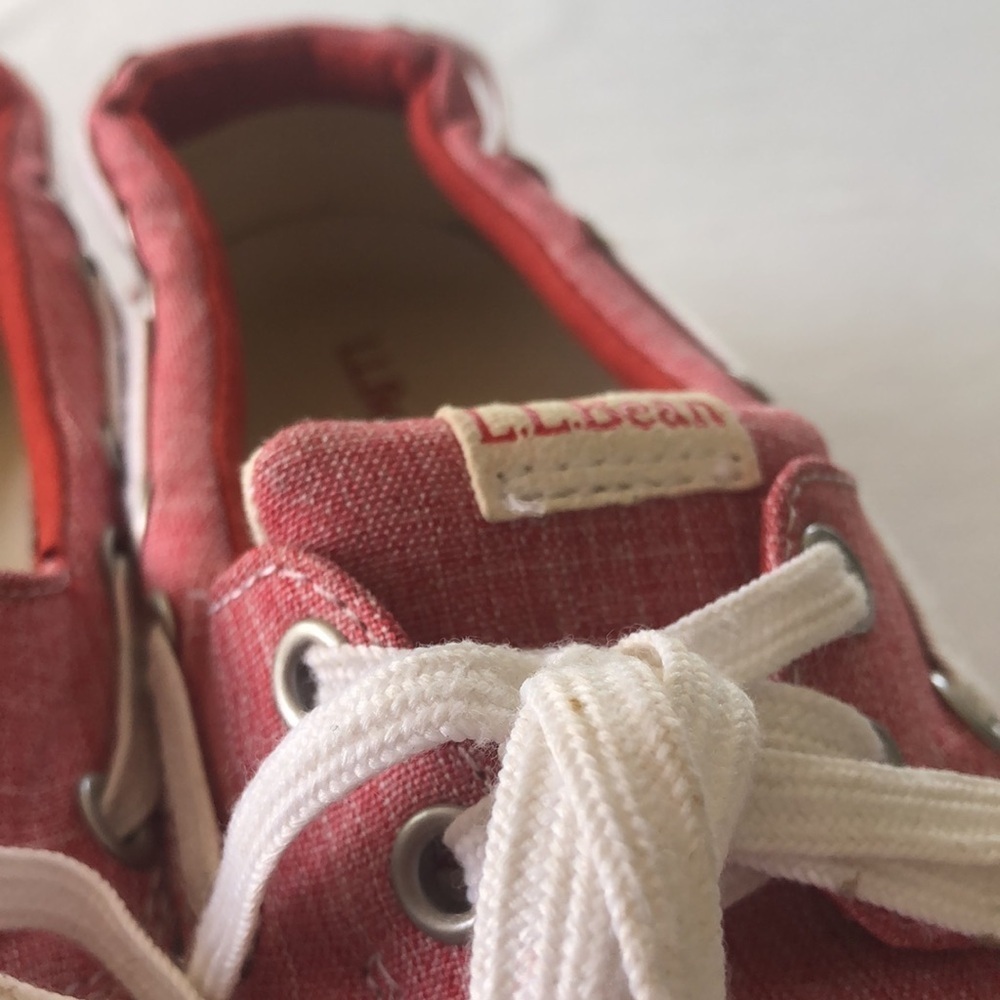 LL Bean boat shoes women’s Sz 6 pink - Picture 5 of 17